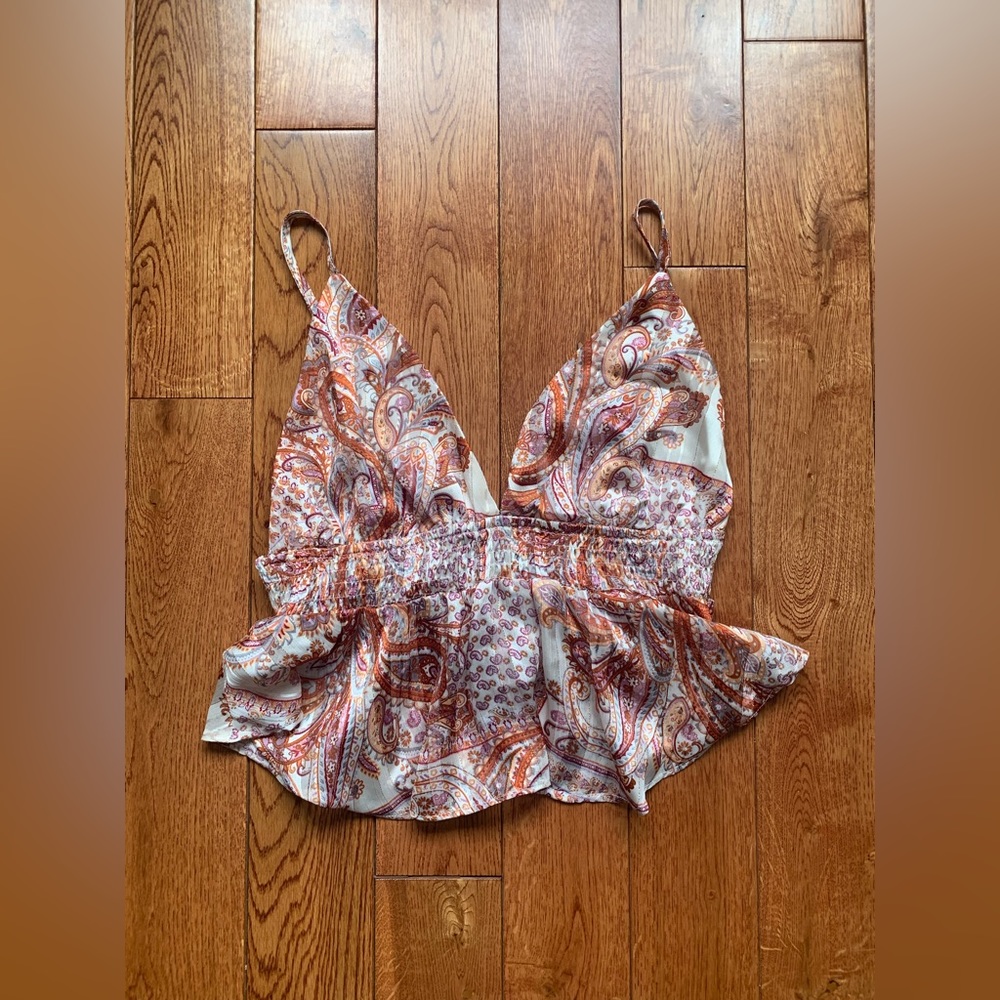 Printed Flowy Shirt
